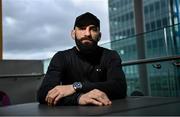 21 September 2022; Pedro Carvalho poses for a portrait at a Bellator 285 Media Event at The Gibson Hotel in Dublin. Photo by David Fitzgerald/Sportsfile