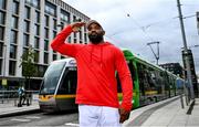 21 September 2022; Yoel Romero poses for a portrait at a Bellator 285 Media Event at The Point Luas Stop in Dublin. Photo by David Fitzgerald/Sportsfile