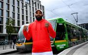 21 September 2022; Yoel Romero poses for a portrait at a Bellator 285 Media Event at The Point Luas Stop in Dublin. Photo by David Fitzgerald/Sportsfile