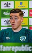 22 September 2022; Conor Coventry during a Republic of Ireland U21 press conference at FAI Headquarters in Abbotstown, Dublin. Photo by Eóin Noonan/Sportsfile