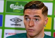 22 September 2022; Conor Coventry during a Republic of Ireland U21 press conference at FAI Headquarters in Abbotstown, Dublin. Photo by Eóin Noonan/Sportsfile