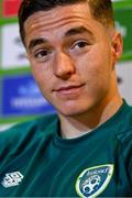 22 September 2022; Conor Coventry during a Republic of Ireland U21 press conference at FAI Headquarters in Abbotstown, Dublin. Photo by Eóin Noonan/Sportsfile