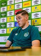 22 September 2022; Conor Coventry during a Republic of Ireland U21 press conference at FAI Headquarters in Abbotstown, Dublin. Photo by Eóin Noonan/Sportsfile