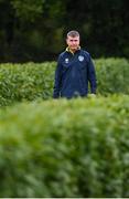 22 September 2022; Manager Stephen Kenny arrives to a Republic of Ireland training session at the FAI National Training Centre in Abbotstown, Dublin. Photo by Stephen McCarthy/Sportsfile