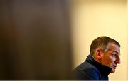 22 September 2022; Manager Jim Crawford during a Republic of Ireland U21 press conference at FAI Headquarters in Abbotstown, Dublin. Photo by Eóin Noonan/Sportsfile