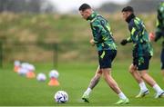 22 September 2022; Alan Browne during a Republic of Ireland training session at the FAI National Training Centre in Abbotstown, Dublin. Photo by Stephen McCarthy/Sportsfile