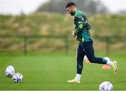 22 September 2022; Scott Hogan during a Republic of Ireland training session at the FAI National Training Centre in Abbotstown, Dublin. Photo by Stephen McCarthy/Sportsfile