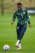 22 September 2022; Chiedozie Ogbene during a Republic of Ireland training session at the FAI National Training Centre in Abbotstown, Dublin. Photo by Stephen McCarthy/Sportsfile