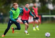 22 September 2022; Liam Scales during a Republic of Ireland training session at the FAI National Training Centre in Abbotstown, Dublin. Photo by Stephen McCarthy/Sportsfile