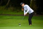 22 September 2022; Annabel Dimmock of England putts on the sixth green during round one of the KPMG Women's Irish Open Golf Championship at Dromoland Castle in Clare. Photo by Brendan Moran/Sportsfile