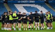 22 September 2022; Leinster players huddle during Leinster rugby Captain's Run at RDS Arena in Dublin. Photo by Harry Murphy/Sportsfile