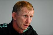 22 September 2022; Head coach Leo Cullen during Leinster rugby press conference at RDS Arena in Dublin. Photo by Harry Murphy/Sportsfile