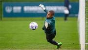 22 September 2022; Goalkeeper Gavin Bazunu during a Republic of Ireland training session at the FAI National Training Centre in Abbotstown, Dublin. Photo by Stephen McCarthy/Sportsfile