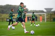 22 September 2022; Jason Knight during a Republic of Ireland training session at the FAI National Training Centre in Abbotstown, Dublin. Photo by Stephen McCarthy/Sportsfile