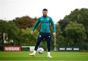 22 September 2022; Scott Hogan during a Republic of Ireland training session at the FAI National Training Centre in Abbotstown, Dublin. Photo by Stephen McCarthy/Sportsfile