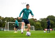 22 September 2022; Jason Knight during a Republic of Ireland training session at the FAI National Training Centre in Abbotstown, Dublin. Photo by Stephen McCarthy/Sportsfile