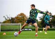 22 September 2022; Jayson Molumby during a Republic of Ireland training session at the FAI National Training Centre in Abbotstown, Dublin. Photo by Stephen McCarthy/Sportsfile