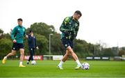 22 September 2022; Troy Parrott during a Republic of Ireland training session at the FAI National Training Centre in Abbotstown, Dublin. Photo by Stephen McCarthy/Sportsfile