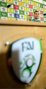 22 September 2022; Josh Cullen during a Republic of Ireland press conference at the FAI Headquarters in Abbotstown, Dublin. Photo by Stephen McCarthy/Sportsfile