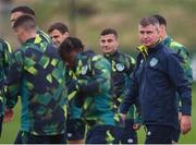22 September 2022; Manager Stephen Kenny and players during a Republic of Ireland training session at the FAI National Training Centre in Abbotstown, Dublin. Photo by Stephen McCarthy/Sportsfile