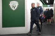 22 September 2022; Assistant manager Alan Reynolds and assistant coach John O'Shea before a Republic of Ireland U21 training session at Tallaght Stadium in Dublin. Photo by Eóin Noonan/Sportsfile