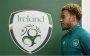 22 September 2022; Tyreik Wright before a Republic of Ireland U21 training session at Tallaght Stadium in Dublin. Photo by Eóin Noonan/Sportsfile