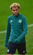 22 September 2022; Tyreik Wright during a Republic of Ireland U21 training session at Tallaght Stadium in Dublin. Photo by Eóin Noonan/Sportsfile