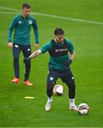 22 September 2022; Aaron Connolly during a Republic of Ireland U21 training session at Tallaght Stadium in Dublin. Photo by Eóin Noonan/Sportsfile