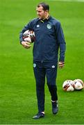 22 September 2022; Assistant coach John O'Shea during a Republic of Ireland U21 training session at Tallaght Stadium in Dublin. Photo by Eóin Noonan/Sportsfile