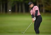 22 September 2022; Ana Pelaez Trivino of Spain chips ontp the sisth green during round one of the KPMG Women's Irish Open Golf Championship at Dromoland Castle in Clare. Photo by Brendan Moran/Sportsfile
