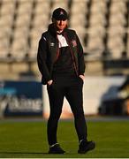 16 September 2022; Dundalk head coach Stephen O'Donnell before the Extra.ie FAI Cup Quarter-Final match between Waterford and Dundalk at the RSC in Waterford. Photo by Ben McShane/Sportsfile