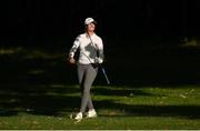 22 September 2022; Pasqualle Coffa of Netherlands on the first fairway during round one of the KPMG Women's Irish Open Golf Championship at Dromoland Castle in Clare. Photo by Brendan Moran/Sportsfile
