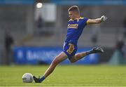 17 September 2022; Na Fianna goalkeeper David O'Hanlon takes a free during the Dublin County Senior Club Football Championship Quarter-Final match between Na Fianna and Whitehall Colmcille at Parnell Park in Dublin. Photo by Ben McShane/Sportsfile