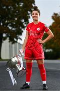 23 September 2022; Keeva Keenan of Shelbourne stands for a portrait during a 2022 EVOKE.ie FAI Women's Cup Semi-Finals Media Day at FAI National Training Centre in Abbotstown, Dublin. Photo by Eóin Noonan/Sportsfile