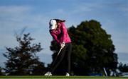 23 September 2022; Leona Maguire of Ireland drives off the 15th tee box during round two of the KPMG Women's Irish Open Golf Championship at Dromoland Castle in Clare. Photo by Brendan Moran/Sportsfile