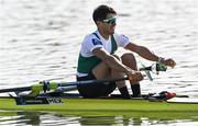 23 September 2022; Alexis Bladimir Lopez Garcia of Mexico competes in the Lightweight Men's Single Sculls final B during day 6 of the World Rowing Championships 2022 at Racice in Czech Republic. Photo by Piaras Ó Mídheach/Sportsfile