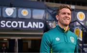 23 September 2022; Nathan Collins during a Republic of Ireland training session at Hampden Park in Glasgow, Scotland. Photo by Stephen McCarthy/Sportsfile