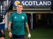 23 September 2022; James McClean during a Republic of Ireland training session at Hampden Park in Glasgow, Scotland. Photo by Stephen McCarthy/Sportsfile