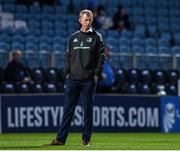 23 September 2022; Leinster head coach Leo Cullen before the United Rugby Championship match between Leinster and Benetton at the RDS Arena in Dublin. Photo by Harry Murphy/Sportsfile