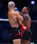 23 September 2022; Kane Mousah, right, in action against Georgi Karakhanyan during their lightweight bout during Bellator 285 at 3 Arena in Dublin. Photo by Sam Barnes/Sportsfile