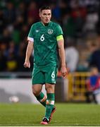 23 September 2022; Conor Coventry of Republic of Ireland during the UEFA European U21 Championship play-off first leg match between Republic of Ireland and Israel at Tallaght Stadium in Dublin. Photo by Seb Daly/Sportsfile