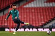 23 September 2022; Scott Hogan during a Republic of Ireland training session at Hampden Park in Glasgow, Scotland. Photo by Stephen McCarthy/Sportsfile