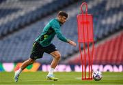 23 September 2022; Troy Parrott during a Republic of Ireland training session at Hampden Park in Glasgow, Scotland. Photo by Stephen McCarthy/Sportsfile