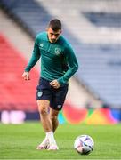 23 September 2022; Jason Knight during a Republic of Ireland training session at Hampden Park in Glasgow, Scotland. Photo by Stephen McCarthy/Sportsfile