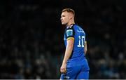 23 September 2022; Ciarán Frawley of Leinster during the United Rugby Championship match between Leinster and Benetton at the RDS Arena in Dublin. Photo by Harry Murphy/Sportsfile