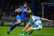 23 September 2022; Charlie Ngatai of Leinster in action against Joaquin Riera of Benetton during the United Rugby Championship match between Leinster and Benetton at the RDS Arena in Dublin. Photo by Brendan Moran/Sportsfile