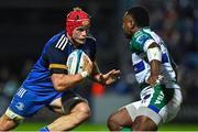 23 September 2022; Josh van der Flier of Leinster in action against Onisi Ratave of Benetton during the United Rugby Championship match between Leinster and Benetton at the RDS Arena in Dublin. Photo by Brendan Moran/Sportsfile