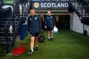 23 September 2022; Danny Miller, chartered physiotherapist, during a Republic of Ireland training session at Hampden Park in Glasgow, Scotland. Photo by Stephen McCarthy/Sportsfile