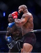 23 September 2022; Melvin Manhoef, left, in action against Yoel Romero during their light heavyweight bout during Bellator 285 at 3 Arena in Dublin. Photo by Sam Barnes/Sportsfile