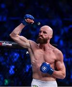 23 September 2022; Peter Queally before his lightweight bout against Benson Henderson during Bellator 285 at 3 Arena in Dublin. Photo by Sam Barnes/Sportsfile